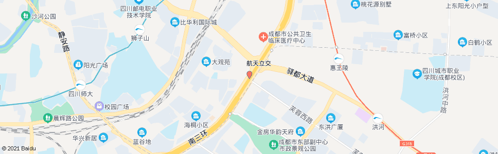 成都南三环路一段内侧_公交站地图_成都公交_妙搜公交查询2024