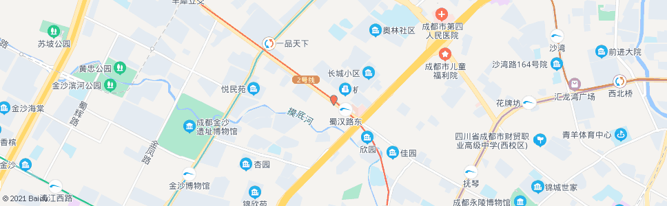 成都蜀汉西路_公交站地图_成都公交_妙搜公交查询2024