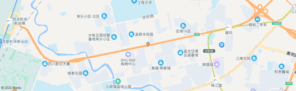 成都机场路长江路口_公交站地图_成都公交_妙搜公交查询2024