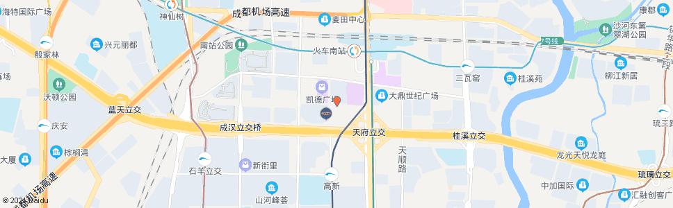 成都泰和一街中_公交站地图_成都公交_妙搜公交查询2024