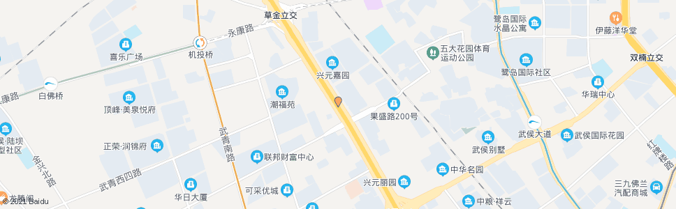 成都西三环路二段中外侧_公交站地图_成都公交_妙搜公交查询2024