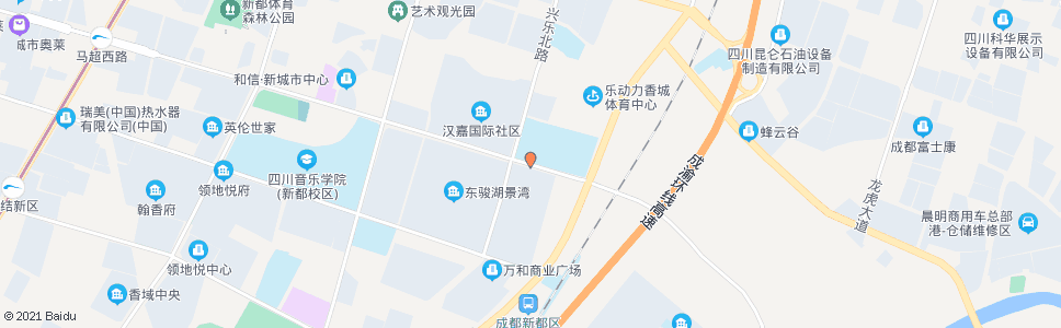 成都香城中学_公交站地图_成都公交_妙搜公交查询2024