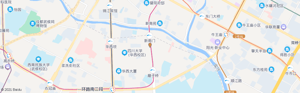 成都大同医院_公交站地图_成都公交_妙搜公交查询2024