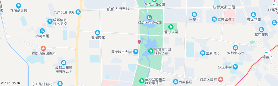 成都凤翔湖公园_公交站地图_成都公交_妙搜公交查询2024