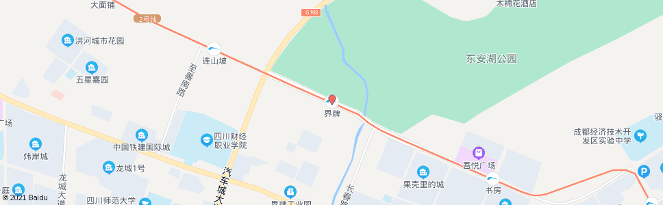 成都界牌_公交站地图_成都公交_妙搜公交查询2024