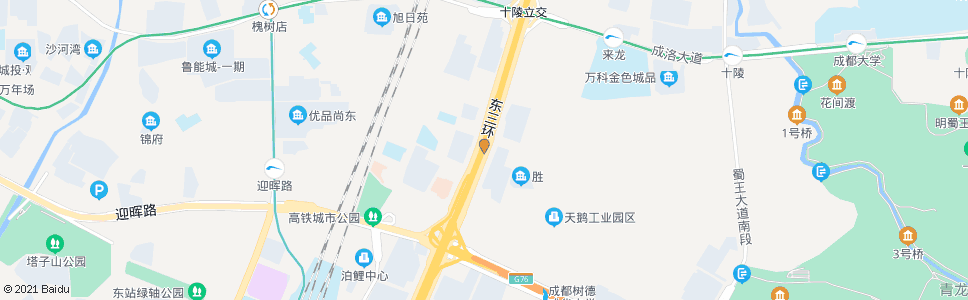 成都东三环路四段外侧_公交站地图_成都公交_妙搜公交查询2024
