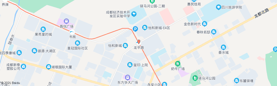 成都龙平路口_公交站地图_成都公交_妙搜公交查询2024