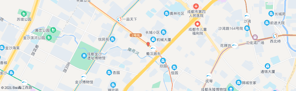 成都蜀汉路_公交站地图_成都公交_妙搜公交查询2024
