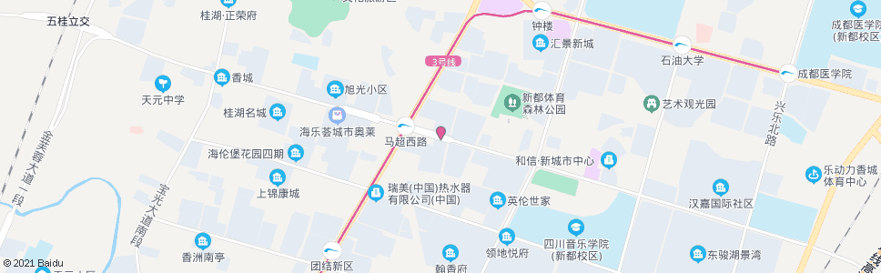 成都新都花园_公交站地图_成都公交_妙搜公交查询2024