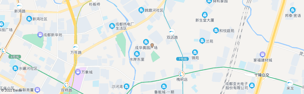 成都红桥社区_公交站地图_成都公交_妙搜公交查询2024