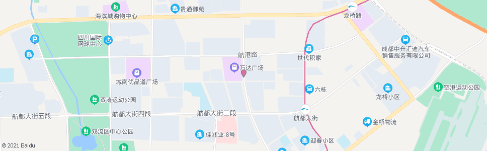 成都星空路航园路口_公交站地图_成都公交_妙搜公交查询2024