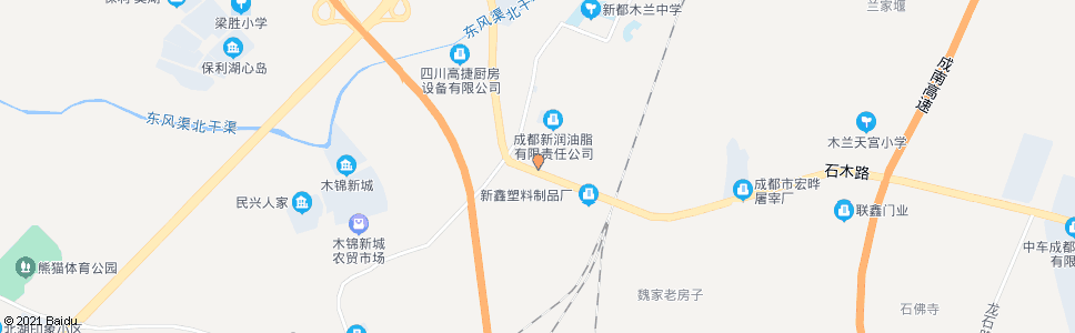 成都石木路加油站_公交站地图_成都公交_妙搜公交查询2024