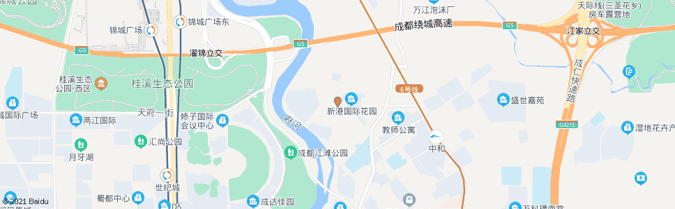 成都中和新民社区_公交站地图_成都公交_妙搜公交查询2024