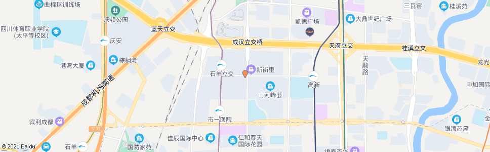 成都和硕西街_公交站地图_成都公交_妙搜公交查询2024