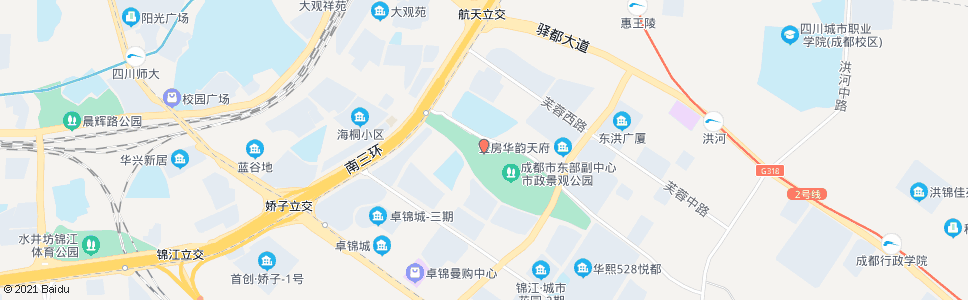 成都枫树街_公交站地图_成都公交_妙搜公交查询2024