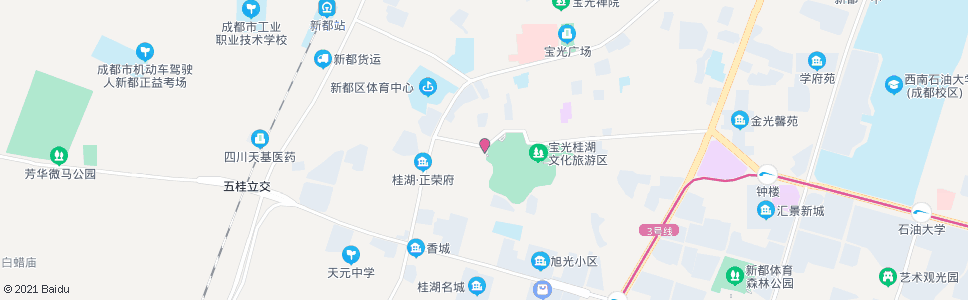 成都桂湖森林广场1站_公交站地图_成都公交_妙搜公交查询2024