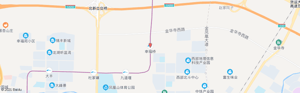 成都幸福桥_公交站地图_成都公交_妙搜公交查询2024