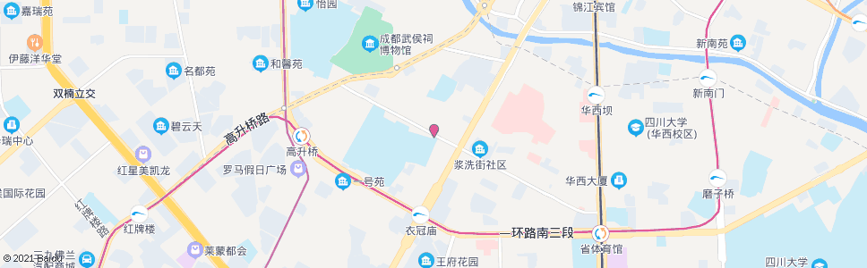 成都洗面桥横街东_公交站地图_成都公交_妙搜公交查询2024