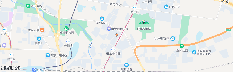 成都洪家坡_公交站地图_成都公交_妙搜公交查询2024