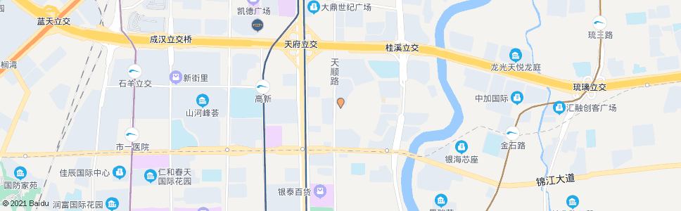 成都天久路_公交站地图_成都公交_妙搜公交查询2024