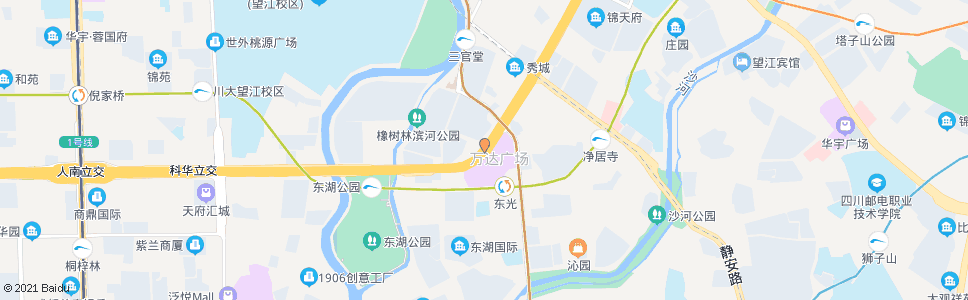 成都二环东五段_公交站地图_成都公交_妙搜公交查询2024