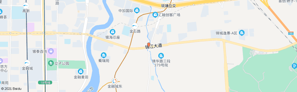 成都包江桥(北)_公交站地图_成都公交_妙搜公交查询2024