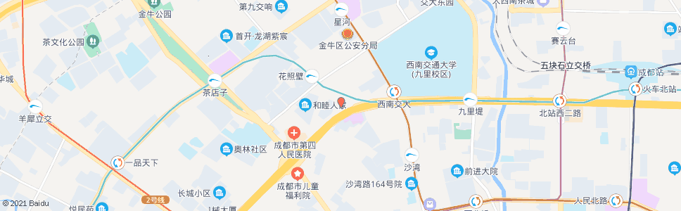 成都银沙路二环路口_公交站地图_成都公交_妙搜公交查询2024