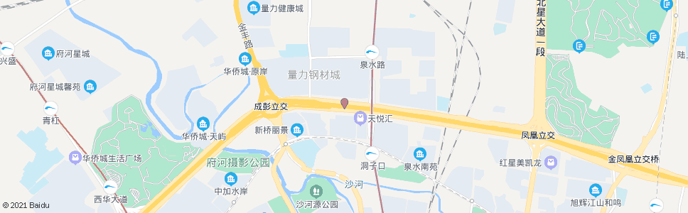成都三环创业路口西外侧_公交站地图_成都公交_妙搜公交查询2024