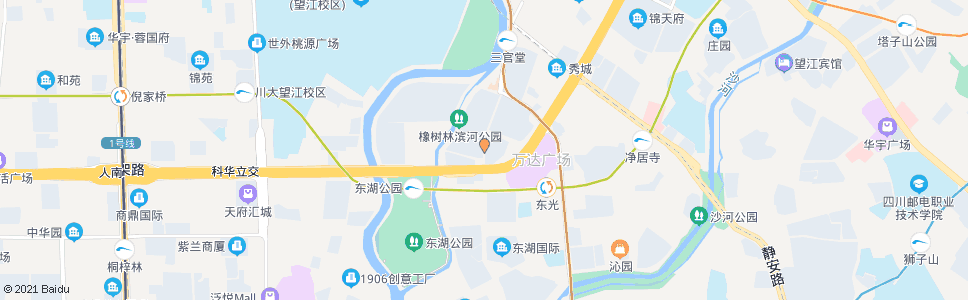 成都橡树林路二环路口_公交站地图_成都公交_妙搜公交查询2024