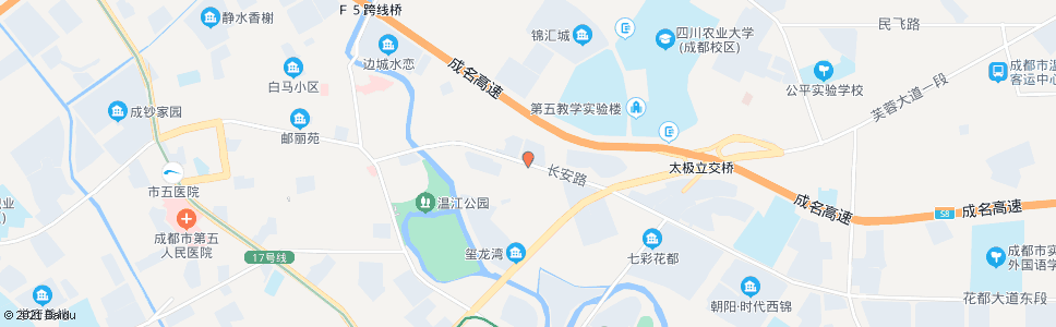 成都长安桥中_公交站地图_成都公交_妙搜公交查询2024