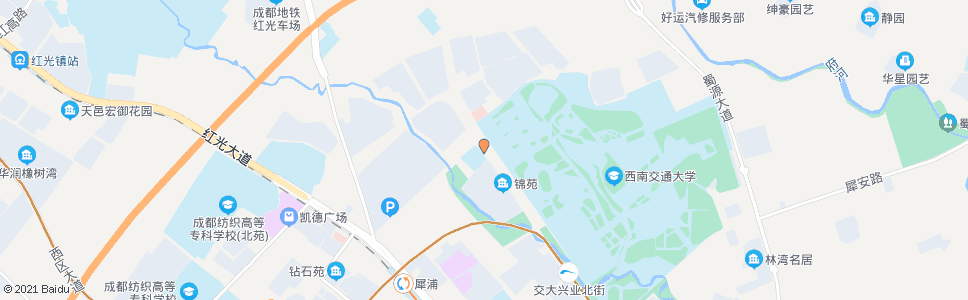 成都校园路犀方路口_公交站地图_成都公交_妙搜公交查询2024