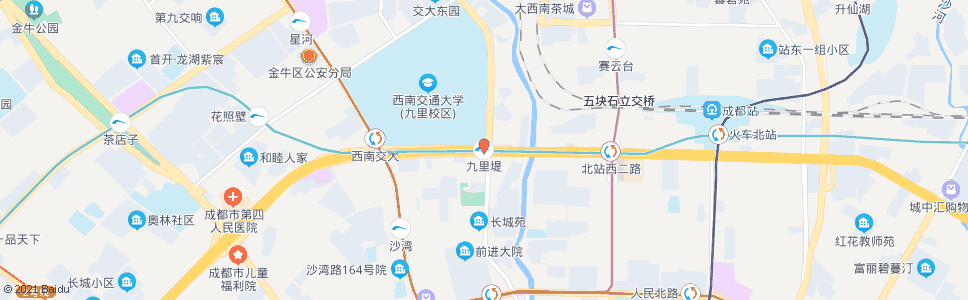 成都一环路九里堤路口_公交站地图_成都公交_妙搜公交查询2024
