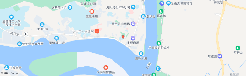 乐山湖泊所_公交站地图_乐山公交_妙搜公交查询2024