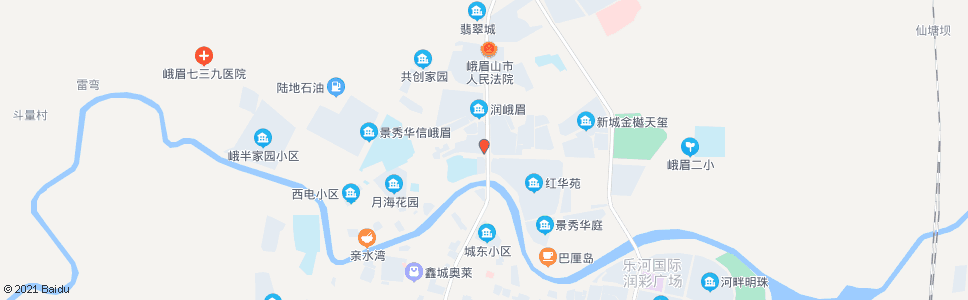 乐山市商业银行_公交站地图_乐山公交_妙搜公交查询2024