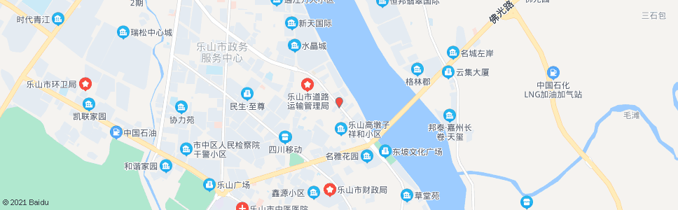 乐山高墩子_公交站地图_乐山公交_妙搜公交查询2024