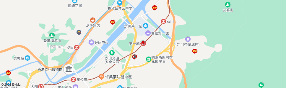 香港第一城火車_巴士站地圖_香港巴士_妙搜巴士搜尋2024