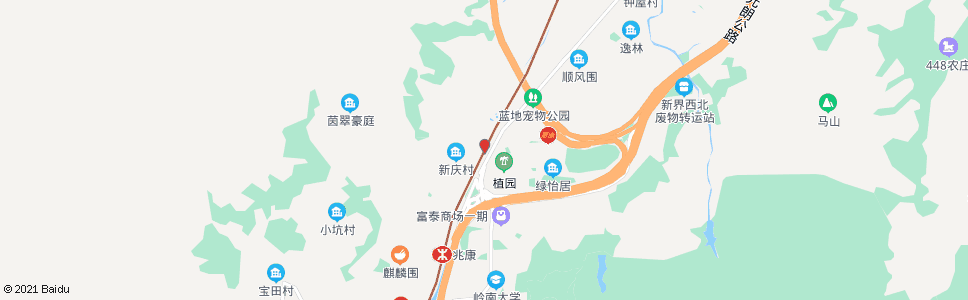 香港藍地鐵路站_巴士站地圖_香港巴士_妙搜巴士搜尋2024