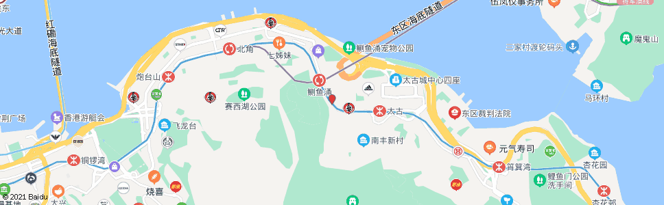 香港新威園_巴士站地圖_香港巴士_妙搜巴士搜尋2024