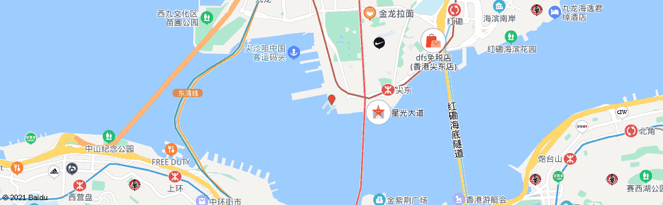 香港尖沙咀碼頭_巴士站地圖_香港巴士_妙搜巴士搜尋2024