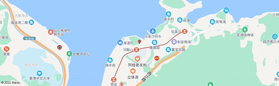 香港馬鞍山中心_巴士站地圖_香港巴士_妙搜巴士搜尋2024