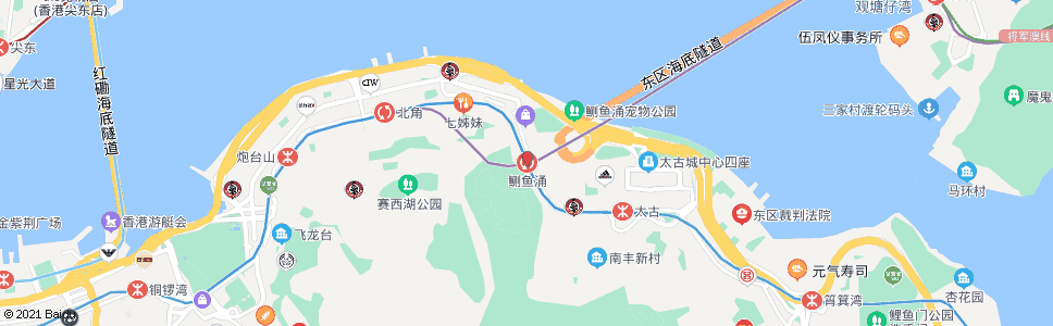香港英皇道(鰂魚湧)_巴士站地圖_香港巴士_妙搜巴士搜尋2024