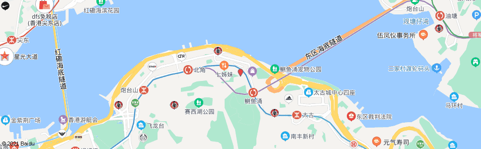 香港百福道_巴士站地圖_香港巴士_妙搜巴士搜尋2024