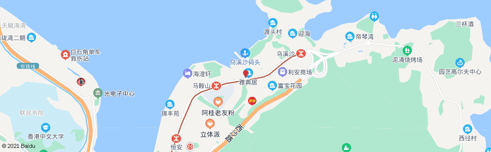 香港馬鞍山(雅典居)_巴士站地圖_香港巴士_妙搜巴士搜尋2024