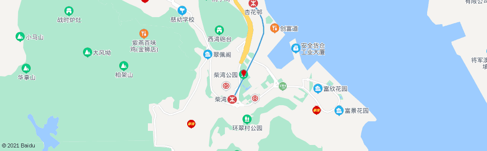 香港柴灣公園_巴士站地圖_香港巴士_妙搜巴士搜尋2024