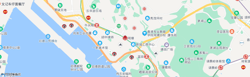 香港觀塘站_巴士站地圖_香港巴士_妙搜巴士搜尋2024