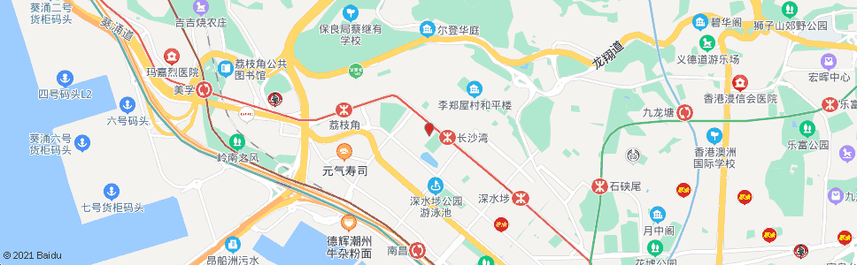 香港長沙灣鐵路站_巴士站地圖_香港巴士_妙搜巴士搜尋2024