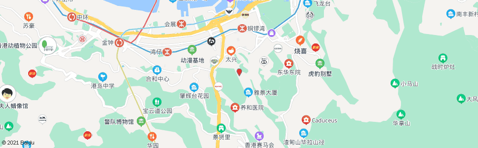 香港樂活道(大坑道)_巴士站地圖_香港巴士_妙搜巴士搜尋2024