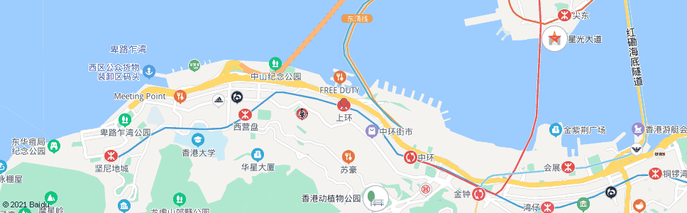 香港上環站_巴士站地圖_香港巴士_妙搜巴士搜尋2024