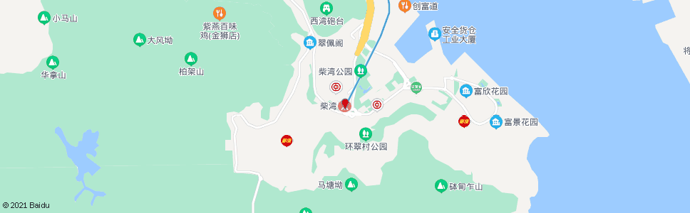 香港柴灣(東)_巴士站地圖_香港巴士_妙搜巴士搜尋2024