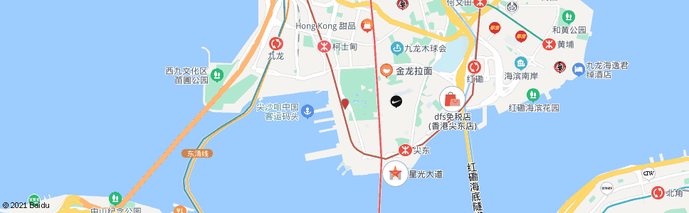 香港中港中心(港威對面)_巴士站地圖_香港巴士_妙搜巴士搜尋2024